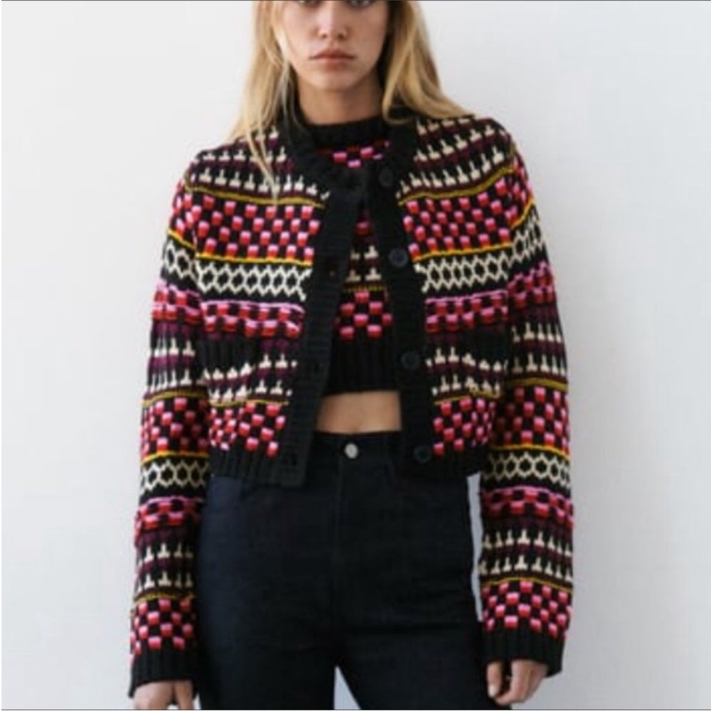 Zara knit matching set
